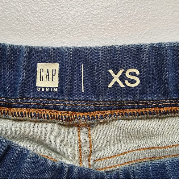 Gap Little Girls Soft Stretch Blue Jean Denim Skirt NWT Size XS 4 5 Pockets - Picture 7 of 8